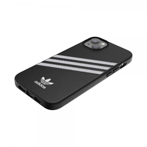 Adidas iPhone 14 Plus -kuori 3 Stripes Snap Case musta-valkoinen
