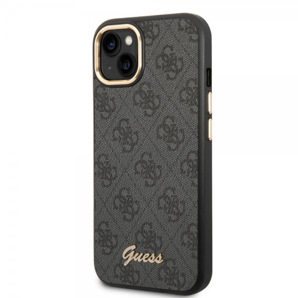 Guess iPhone 14 Plus Kuori 4G Logo Musta