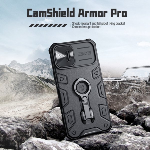Nillkin iPhone 14 Plus CamShield Armor-suojakuori, sininen