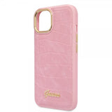 Guess iPhone 14 Plus Suojakuori Croco Pink