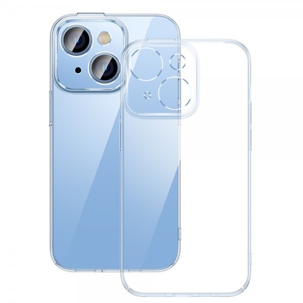 Baseus iPhone 14 Plus Crystal Series Läpinäkyvä Kuori