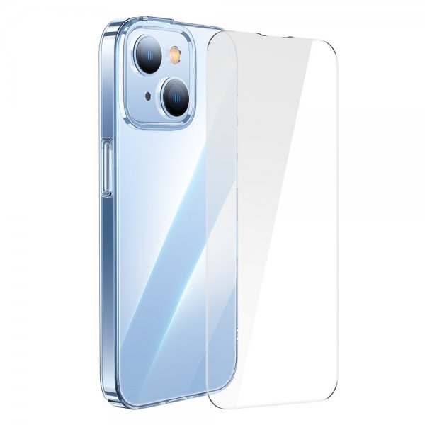 Baseus iPhone 14 Plus Crystal Series Läpinäkyvä Kuori