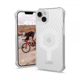 Urban Armor Gear (UAG) iPhone 14 Plus -suojakuori Essential Armor MagSafe Frosted Ice