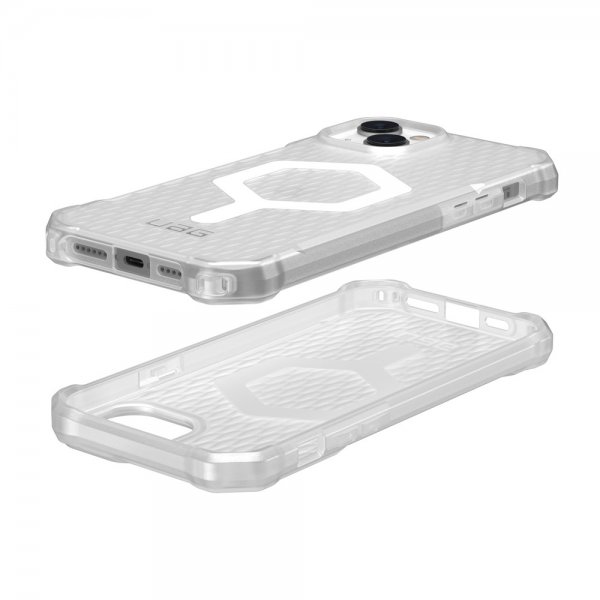 Urban Armor Gear (UAG) iPhone 14 Plus -suojakuori Essential Armor MagSafe Frosted Ice