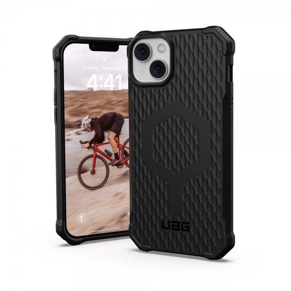 Urban Armor Gear (UAG) iPhone 14 Plus Essential Armor MagSafe -suojakuori, musta