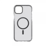 Tech21 iPhone 14 Plus -suojakuori Evo Crystal MagSafe Graphite Black