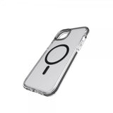 Tech21 iPhone 14 Plus -suojakuori Evo Crystal MagSafe Graphite Black