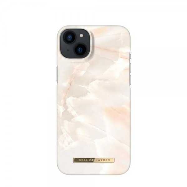 Ideal of Sweden iPhone 14 Plus -suojakuori, Fashion Case, MagSafe, Rose Pearl Marble
