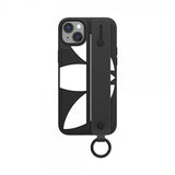 Adidas iPhone 14 Plus Kuori Käsilenkkikotelo Musta Valkoinen