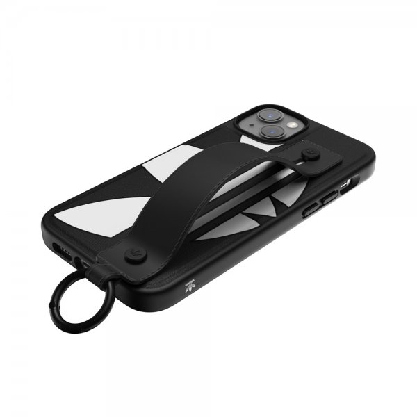 Adidas iPhone 14 Plus Kuori Käsilenkkikotelo Musta Valkoinen