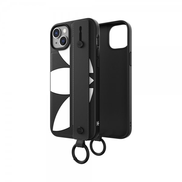 Adidas iPhone 14 Plus Kuori Käsilenkkikotelo Musta Valkoinen