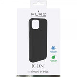 Puro iPhone 14 Plus -kuori Icon, musta