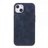 X-Level iPhone 14 Plus kuoret, nahkanauhatekstuurilla, sininen