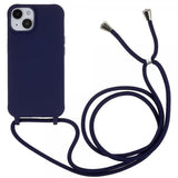 iPhone 14 Plus -kuori olkahihnalla, sininen