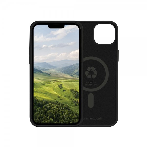 dbramante1928 iPhone 14 Plus -kuori Monaco MagSafe Night Black