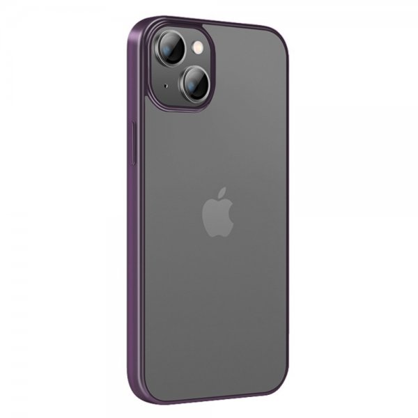 X-Level iPhone 14 Plus -suojakuori Nature Color Series, violetti