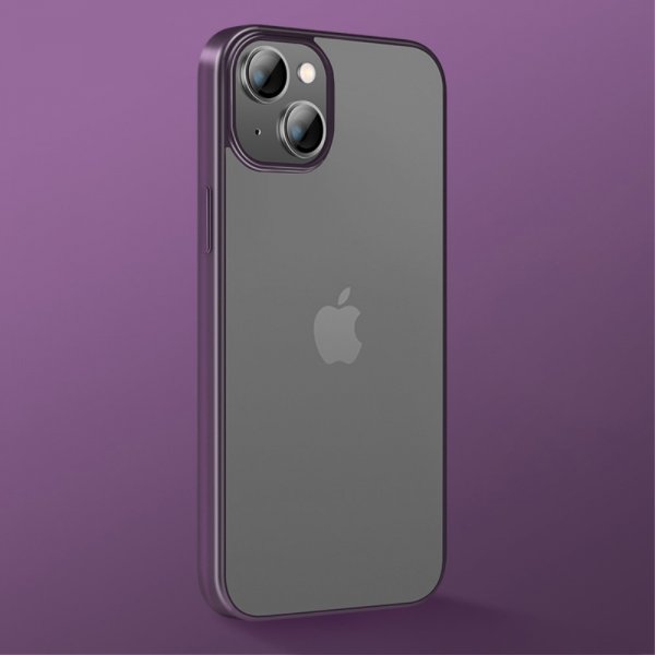 X-Level iPhone 14 Plus -suojakuori Nature Color Series, violetti