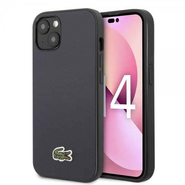 Lacoste iPhone 14 Plus -kuori Petit Pique Logo sininen