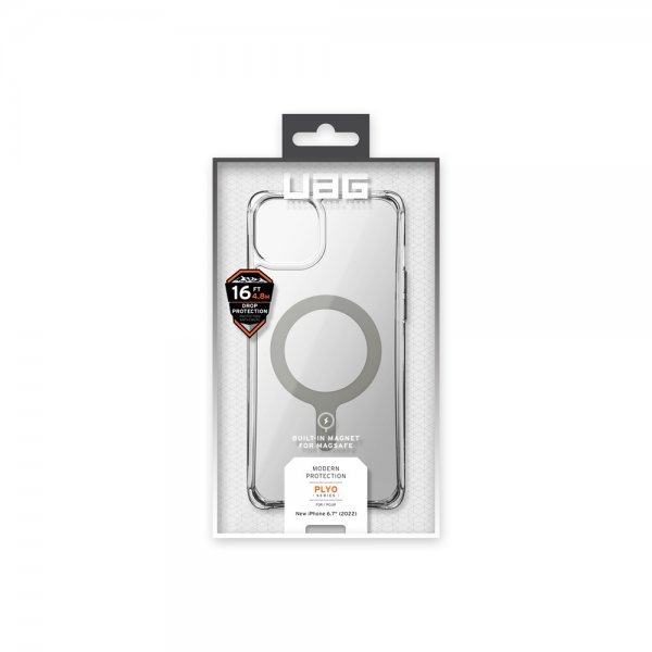 Urban Armor Gear (UAG) iPhone 14 Plus -suojakuori, Plyo MagSafe, Ice