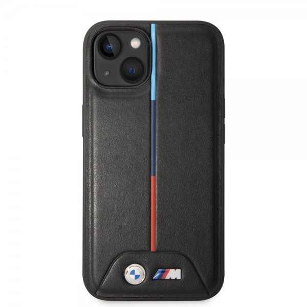 BMW iPhone 14 Plus Kuori Tikattu Musta