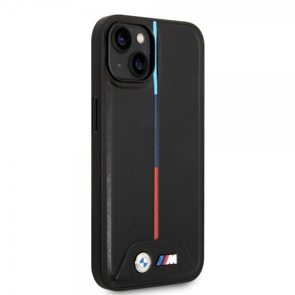 BMW iPhone 14 Plus Kuori Tikattu Musta