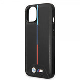 BMW iPhone 14 Plus Kuori Tikattu Musta