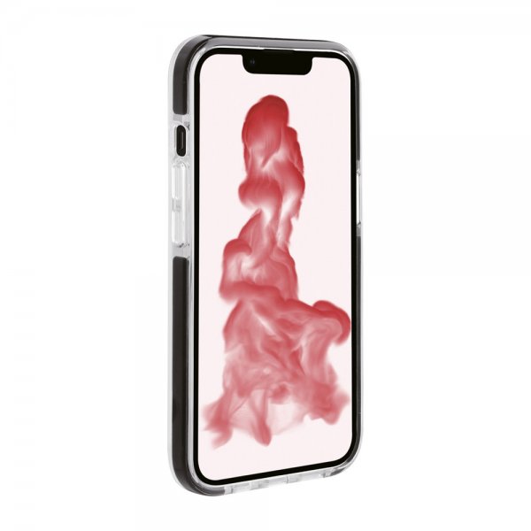 Vivanco iPhone 14 Plus -kuori Rock Solid, musta/kirkas