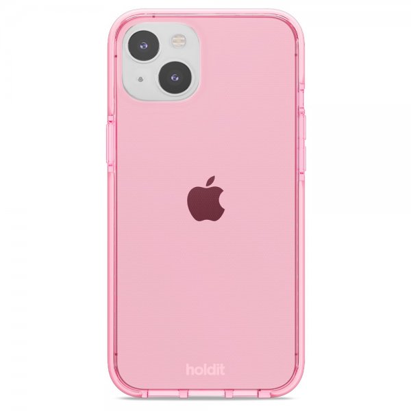 holdit iPhone 14 Plus Suojakuori Seethru Bright Pink