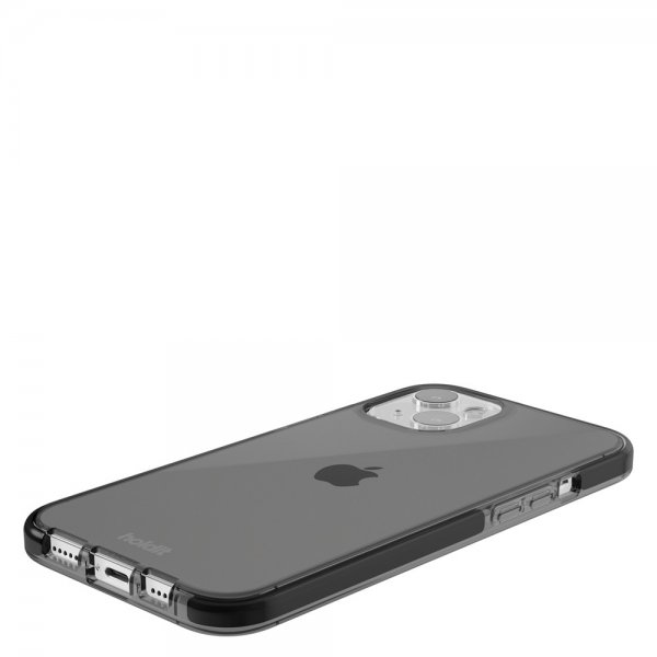 holdit iPhone 14 Plus -suojakuori, läpinäkyvä, musta