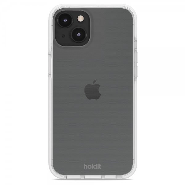 Holdit iPhone 14 Plus -kuori, läpinäkyvä valkoinen