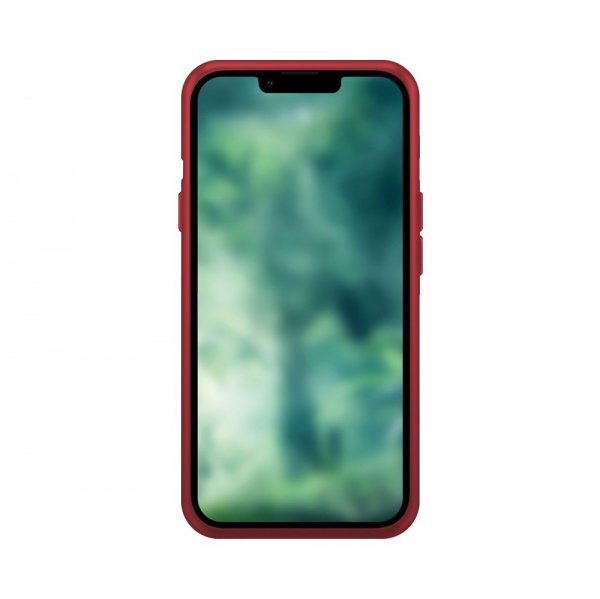Xqisit iPhone 14 Plus -silikonikuori, punainen