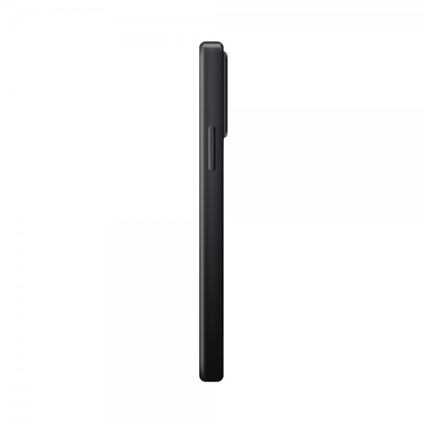 Xqisit iPhone 14 Plus silikonikuori, musta