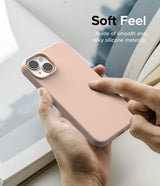 Ringke iPhone 14 Plus Silicone Pink Sand -kuori