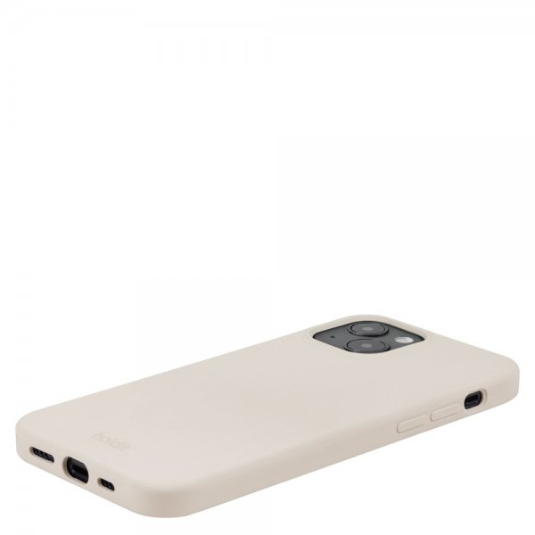 holdit iPhone 14 Plus Silikonisuojakuori Light Beige
