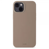 holdit iPhone 14 Plus Silikonisuojakuori Mocha Brown