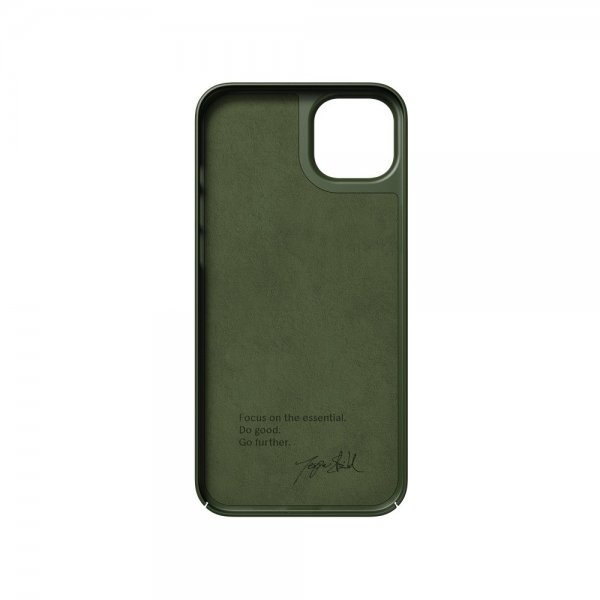 Nudient iPhone 14 Plus Thin Case MagSafe Pine Green -suojakuori