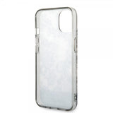 Guess iPhone 14 Plus -kuori, Toile de Jouy, harmaa