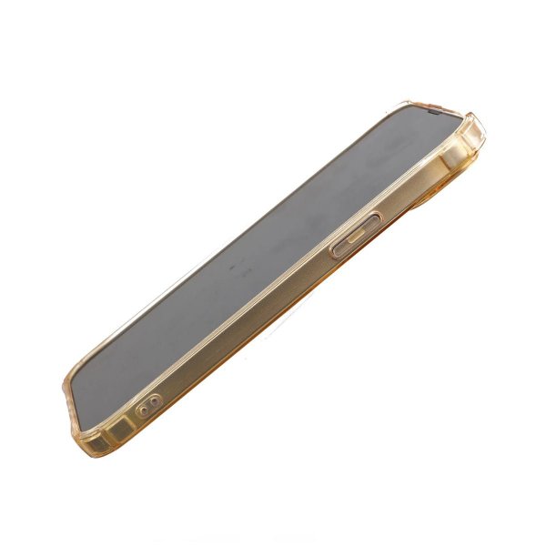 iPhone 14 Plus -kuori, korttipidike, iskunkestävä, keltainen