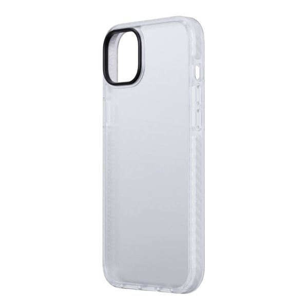 iPhone 14 Plus -iskunvaimennuskotelo, TPU, valkoinen