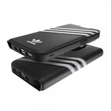 Adidas iPhone 14 Pro Kotelo 3 Raidat Kirjanmallinen Kotelo Musta Valkoinen