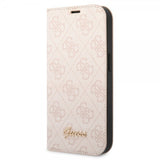 Guess iPhone 14 Pro suojakuori 4G Logo Pink