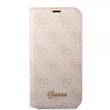 Guess iPhone 14 Pro suojakuori 4G Logo Pink