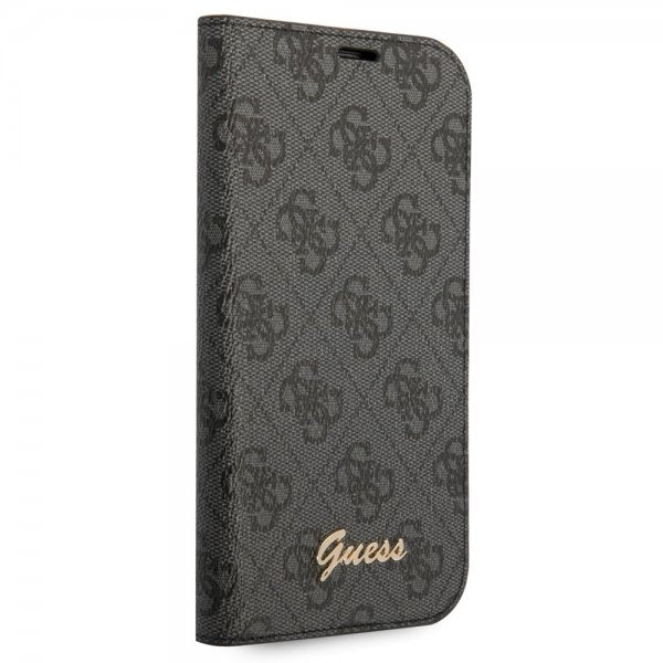 Guess iPhone 14 Pro Suojakuori 4G Logo Musta