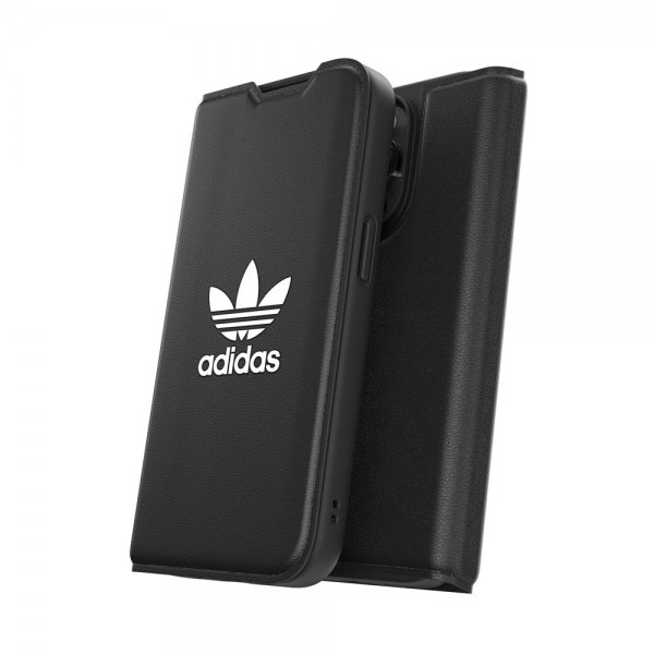 Adidas iPhone 14 Pro Kotelo Kirjanmallinen Kotelo Basic Musta