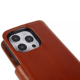 Nordic Covers iPhone 14 Pro -suojakuori MagLeather Maple Brown