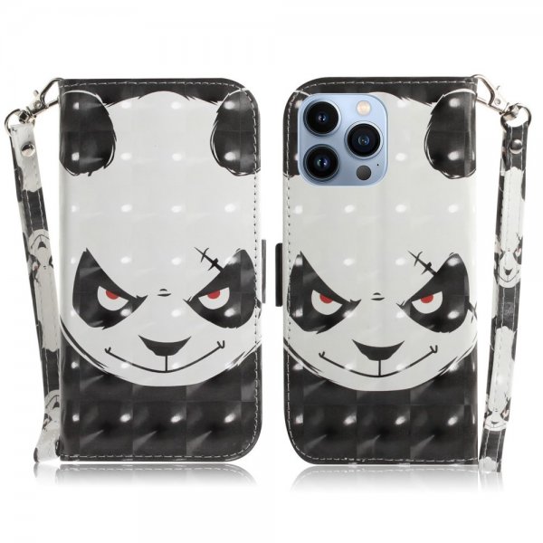 iPhone 14 Pro -kotelo: Panda-kuvio