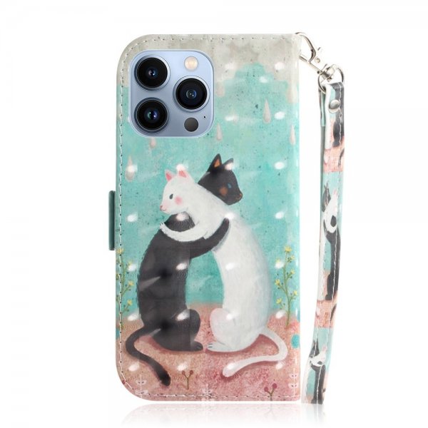 iPhone 14 Pro -kuoret, joissa kaksi kissaa -kuvio