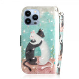 iPhone 14 Pro -kuoret, joissa kaksi kissaa -kuvio