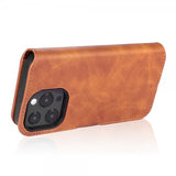 Dg.Ming iPhone 14 Pro Retro ruskea suojakotelo