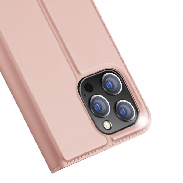 Dux Ducis iPhone 14 Pro -kotelo, Skin Pro Series, ruusukulta